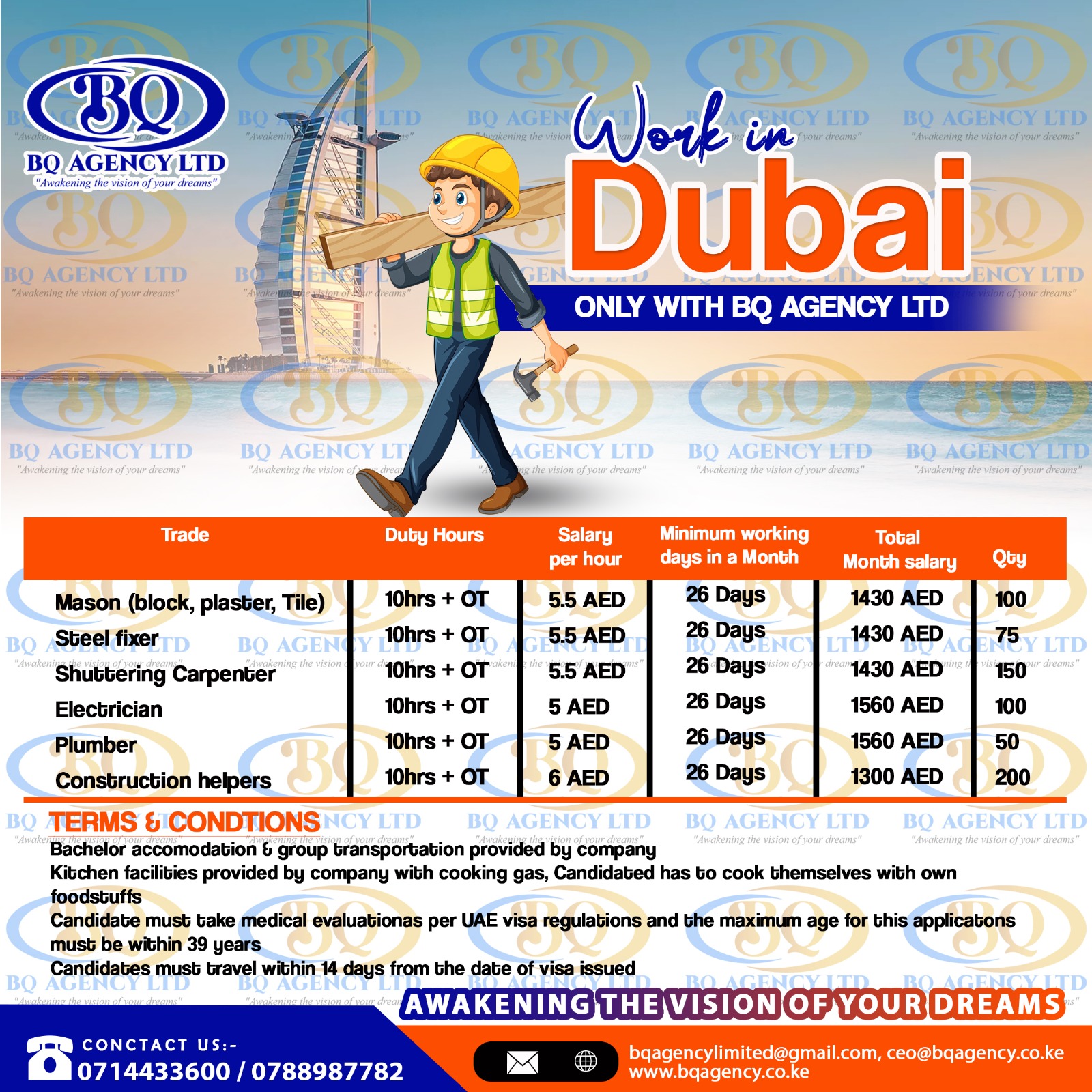 WORK IN DUBAI